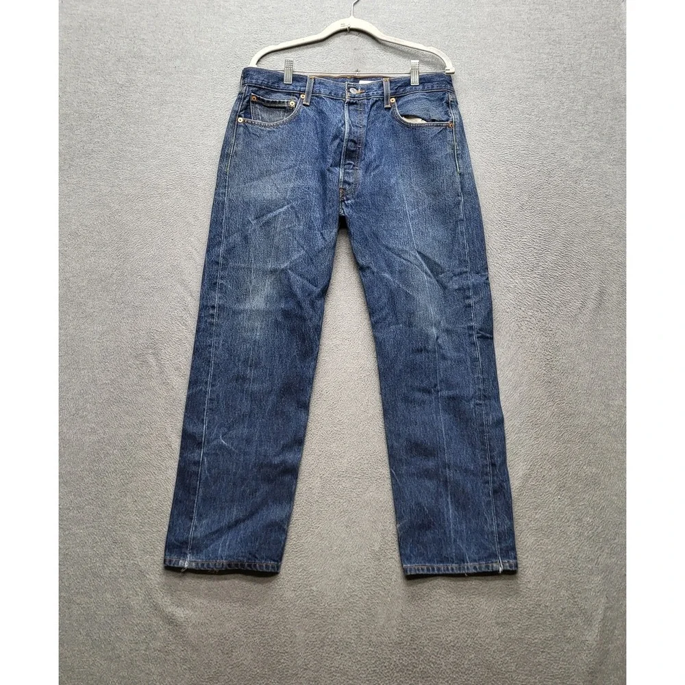 Levi's‎ 501 XX Men Jeans 36X30 Blue Denim Original Fit Straight Button Fly Y2K